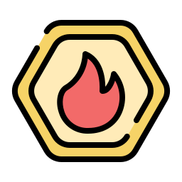 Fire sign icon