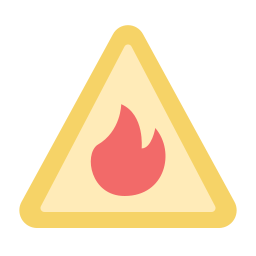 señal de fuego icono