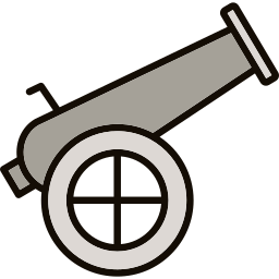 cañón icono