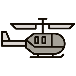 helicóptero militar Ícone