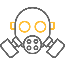 Gas mask icon