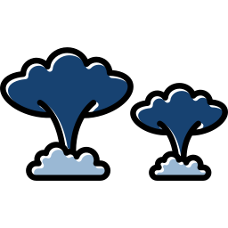 nucleaire ontploffing icoon