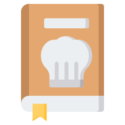 libro de cocina icono