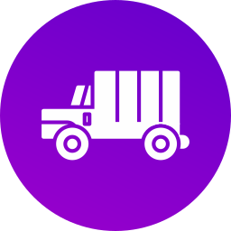 Military truck icon