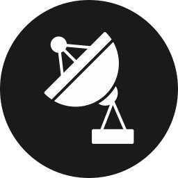 antena parabólica icono