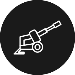 artillería icono