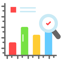 informe de crecimiento icono