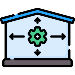 utilización del espacio icono