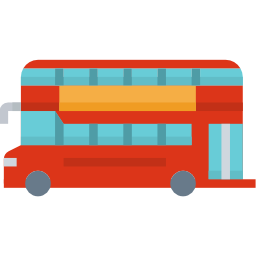 Double decker bus icon
