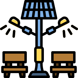 iluminação pública Ícone