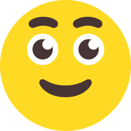 Smiling face icon