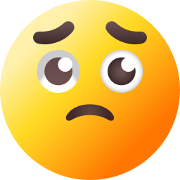 Sad face icon