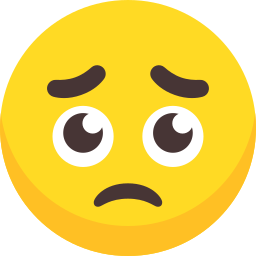 Sad face icon