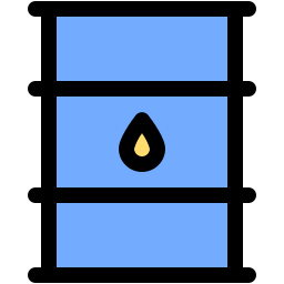 barril de petroleo icono