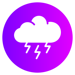 burza z piorunami ikona