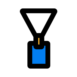 tarjeta de identificación icono