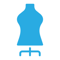 Mannequin stand icon