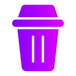 Rubbish can icon