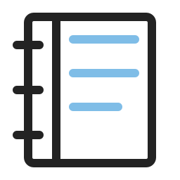 carnet de notes Icône