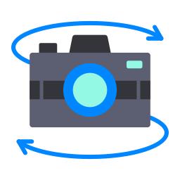 360 camera icoon