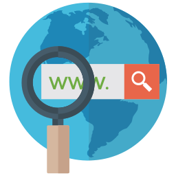 búsqueda web icono