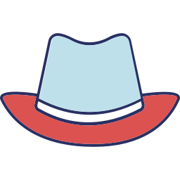 sombrero vaquero icono