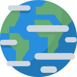 Planet earth icon