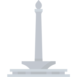 monumento nacional yakarta icono