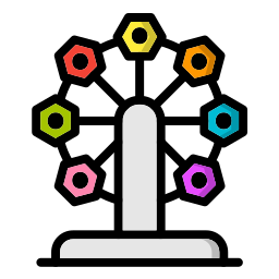 Ferris wheel icon