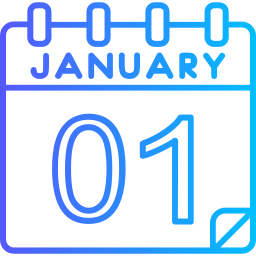 January 1 icon