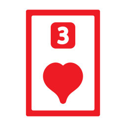 drie van harten icoon