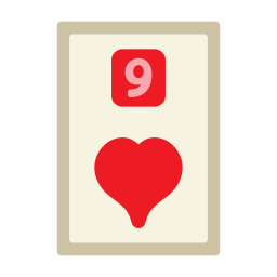 dziewięć serc ikona