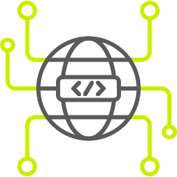 Globe grid icon