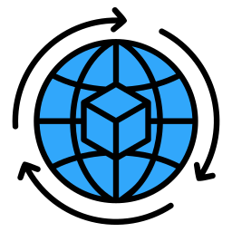 Global distribution icon