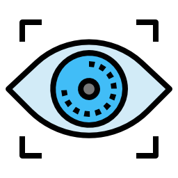reconocimiento biométrico icono