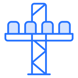 wieża zrzutowa ikona