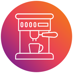 Coffee machine icon