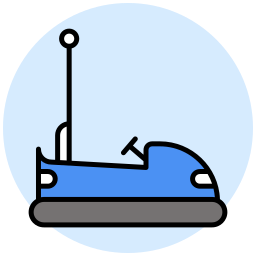 Bumper car icon