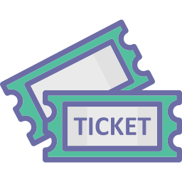 Cinema tickets icon