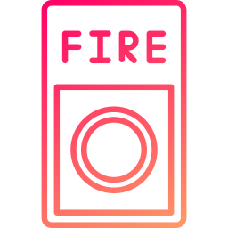pulsante di fuoco icona