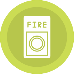 botón de fuego icono