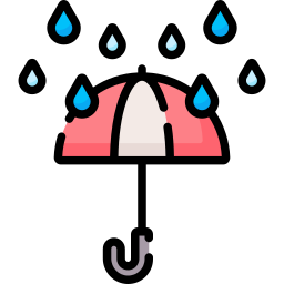 gotas de lluvia icono