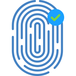 Biometric identification icon