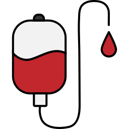 Blood bag icon