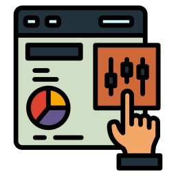 Candlestick chart icon