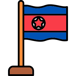 North korea icon