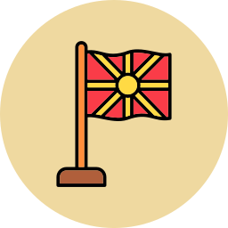 república de macedonia icono