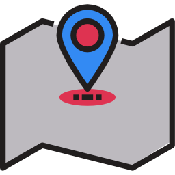 kaart positie icoon