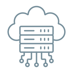 Cloud server icon