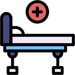 Hospital bed icon